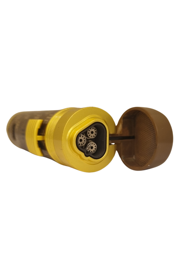 TR7758,Cohiba Trinidad Özel Üretim 3 Torch Pürmüz Haki Puro Çakmağı