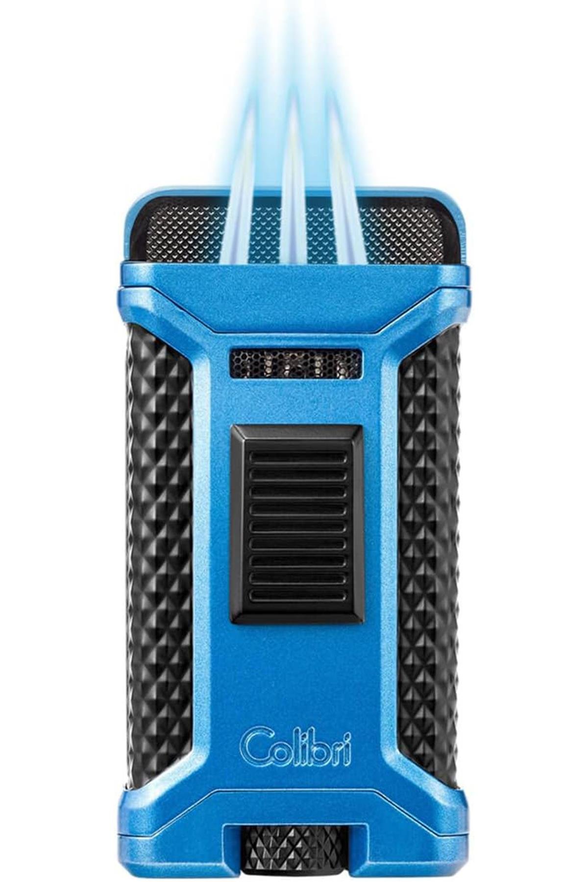 TR6438,Colibri Ascari 3 Torch Pürmüz Mavi Puro Çakmağı