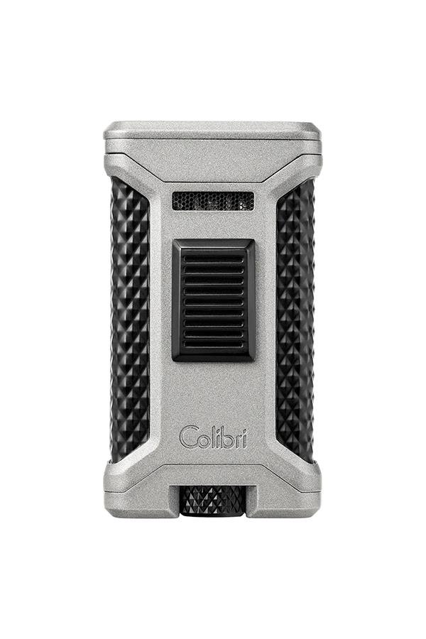 TR6770,Colibri Ascari 3 Torch Pürmüz Gümüş Puro Çakmağı