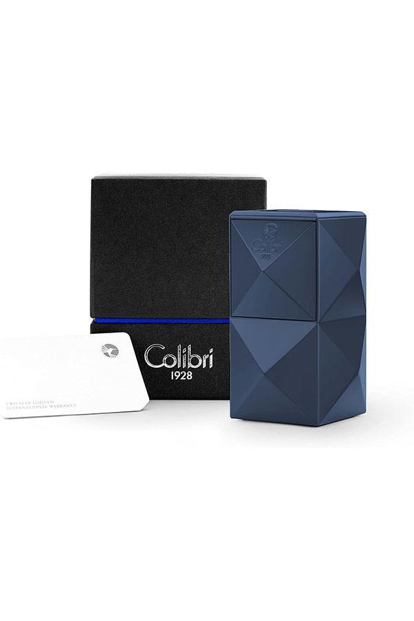 TR6755,Colibri Quasar 3 Torch Pürmüz Mavi Masa Tipi Puro Çakmağı