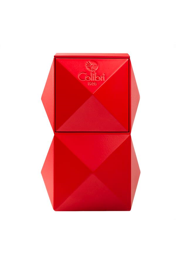 TR6753,Colibri Quasar 3 Torch Pürmüz Kırmızı Masa Tipi Puro Çakmağı