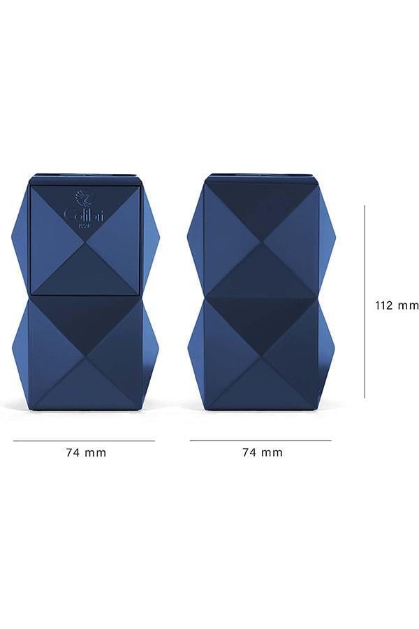 TR6755,Colibri Quasar 3 Torch Pürmüz Mavi Masa Tipi Puro Çakmağı