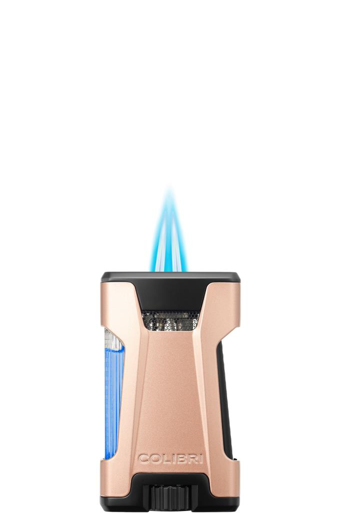 TR6448,Colibri Rebel 3 Torch Rose Gold Puro Çakmağı