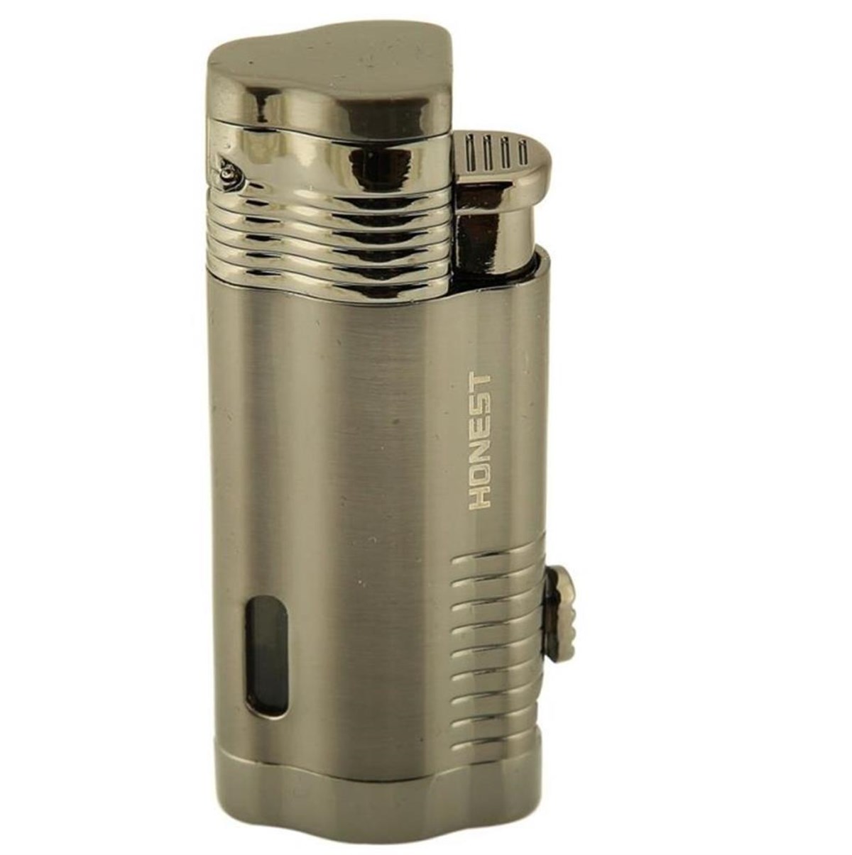 TR1175,Honest 3 Torch Gunmetal Puro Çakmak
