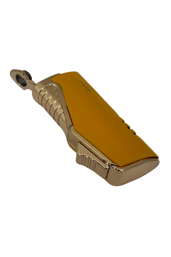 TR7630,Jobon 3 Torch Pürmüz Siyah-Gold Puro Çakmağı