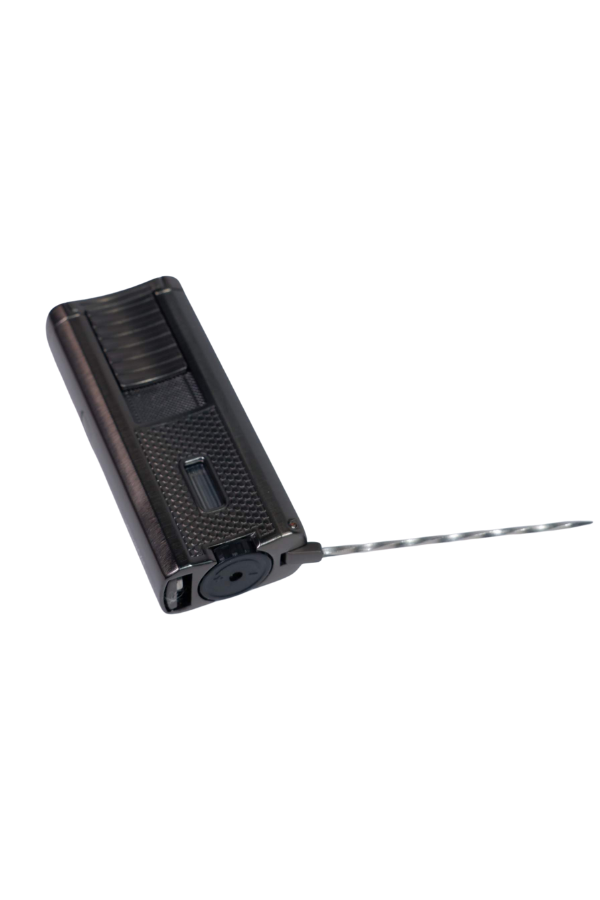 TR9039,Parmida 3 Torch Pürmüz Gunmetal Puro Çakmağı