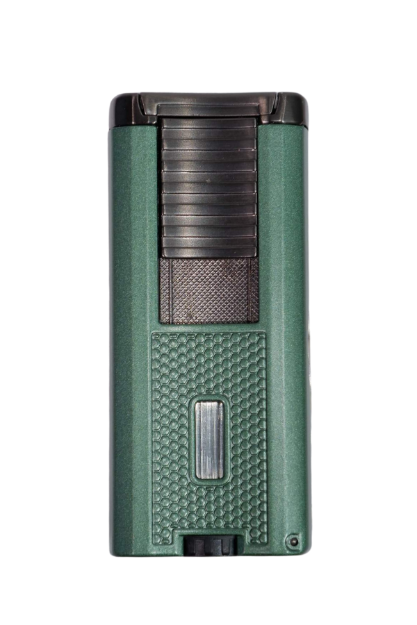 TR9038,Parmida 3 Torch Pürmüz Yeşil Puro Çakmağı