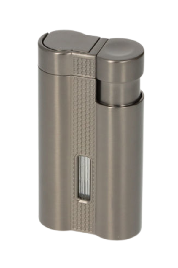 TR9213,Parmida 3 Torch Pürmüz Gunmetal Metal Puro Çakmağı