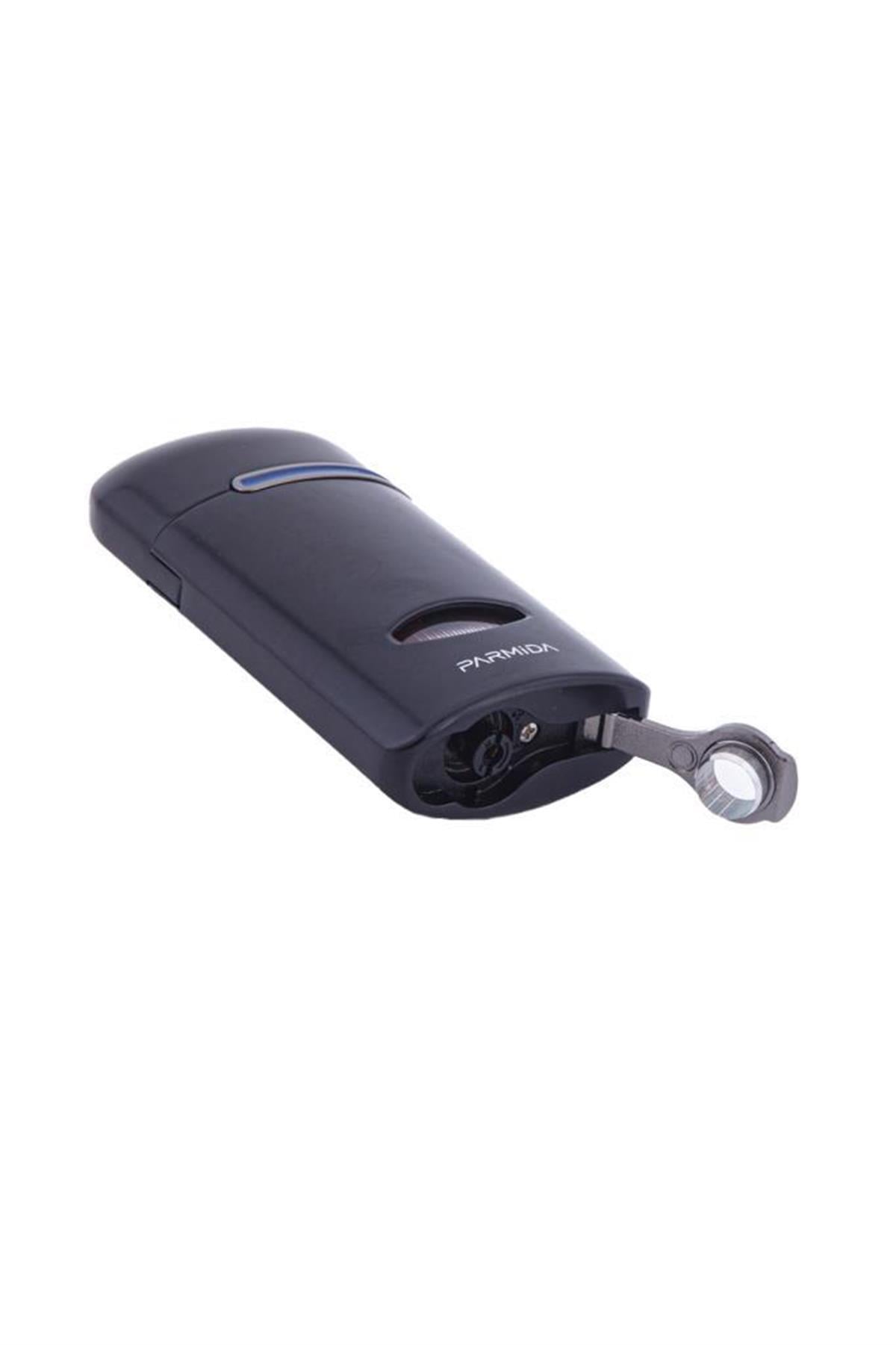 TR5858,Parmida 3 Torch Siyah Puro Çakmağı