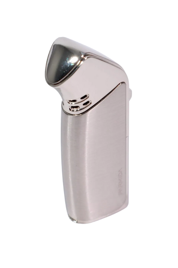 TR9203,Parmida 3 Torch Pürmüz Gümüş Metal Puro Çakmağı