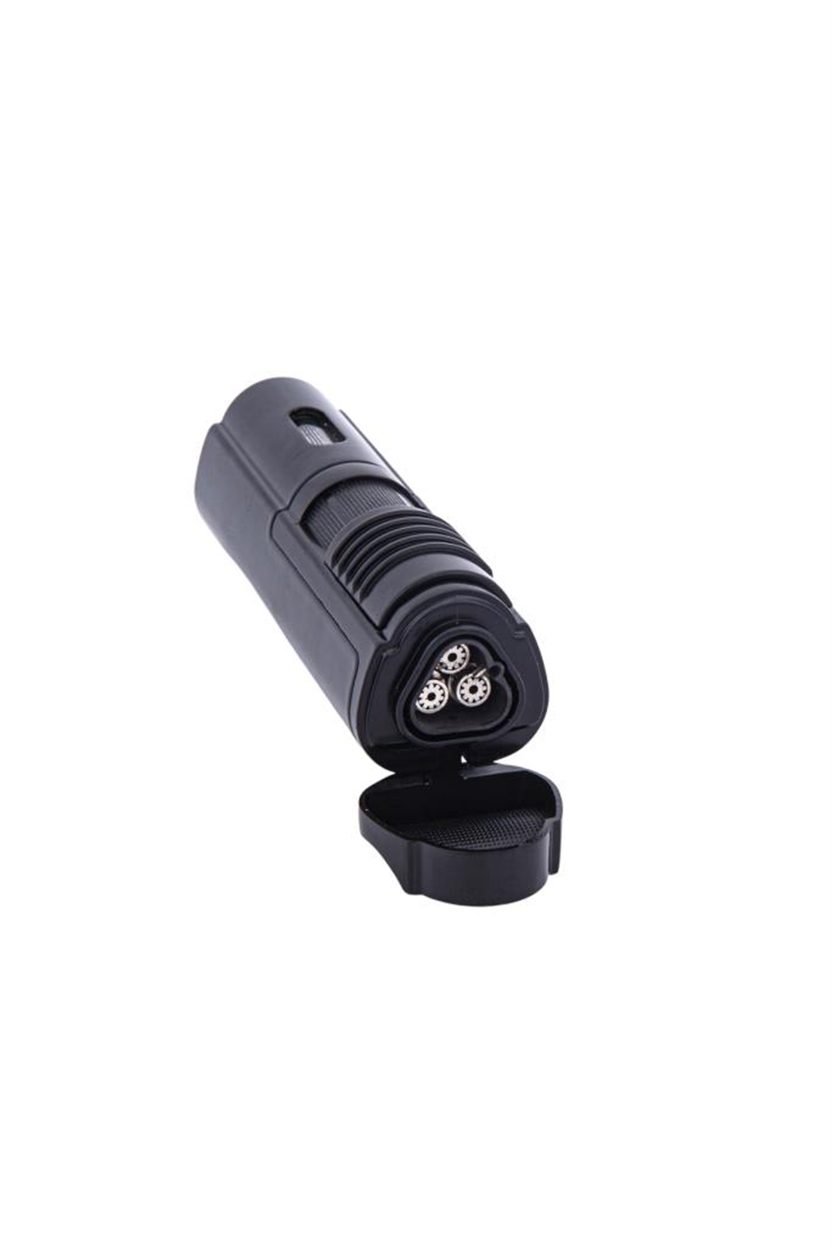 TR5888,Parmida 3 Torch Siyah Puro Çakmağı