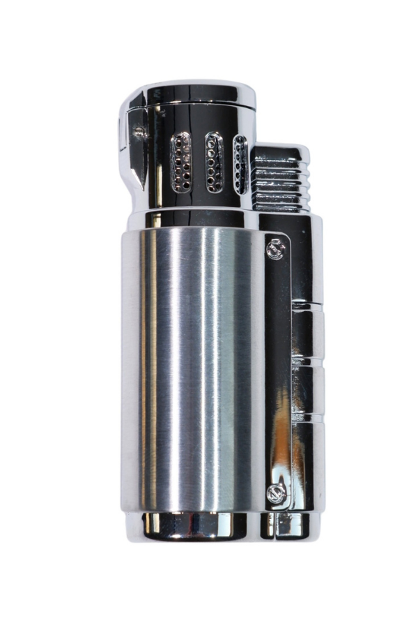 TR8960,Parmida 3 Torch Pürmüz Gümüş Puro Çakmağı