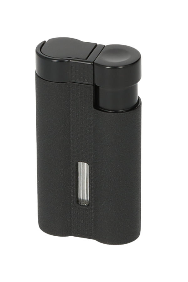 TR9206,Parmida 3 Torch Pürmüz Gümüş Siyah Puro Çakmağı