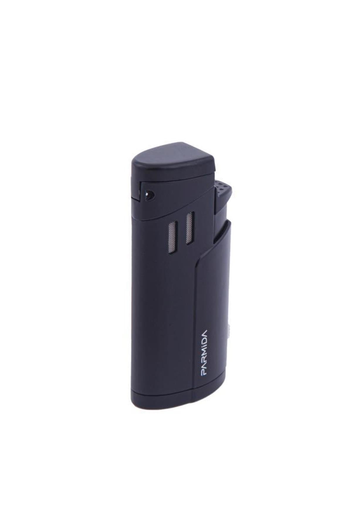 TR5828,Parmida 3 Torch Siyah Puro Çakmağı