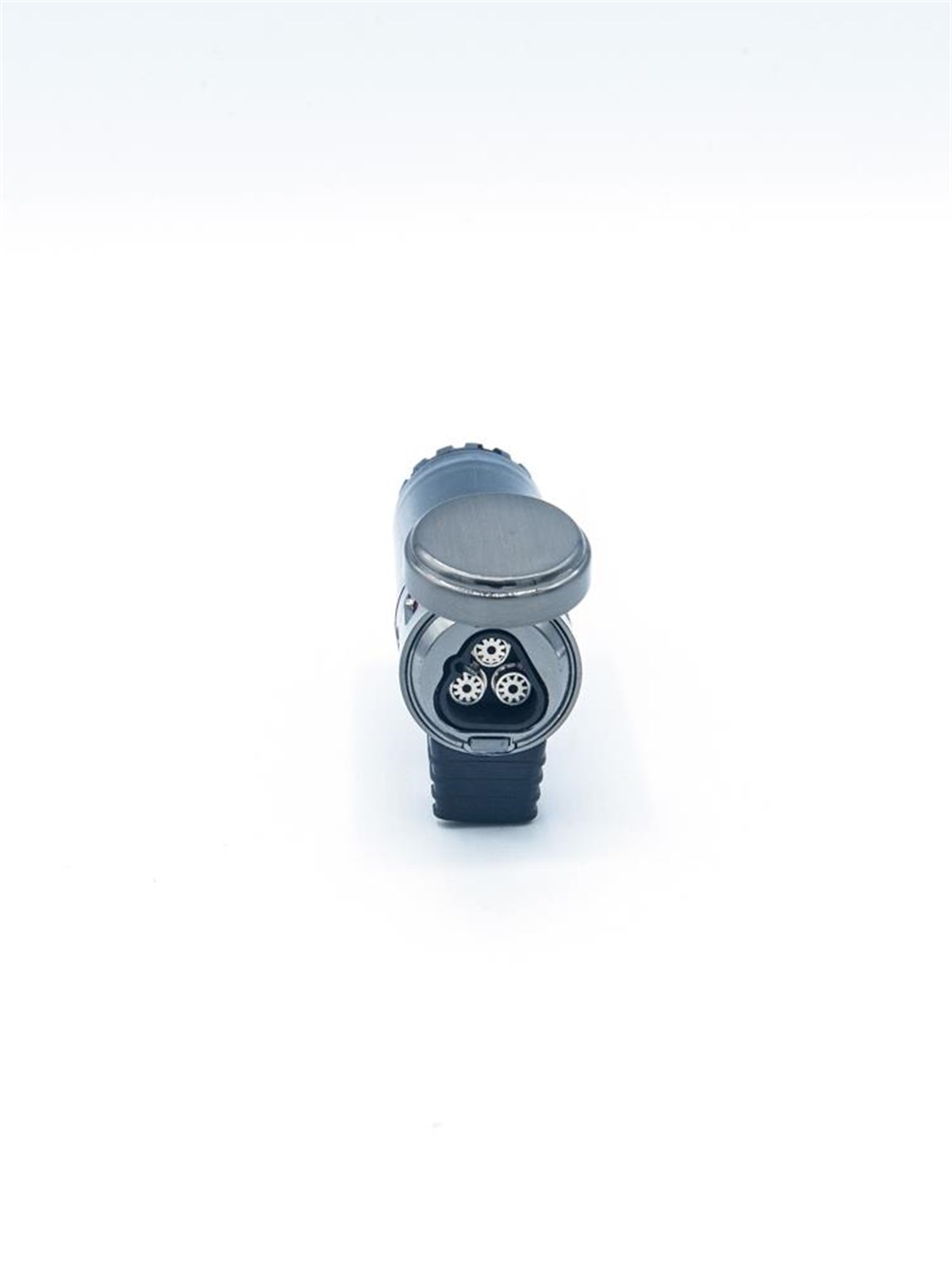 TR1396,Parmida 3 Torch Gunmetal Puro Çakmağı