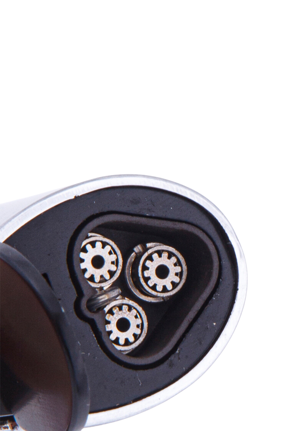 TR5856,Parmida 3 Torch Gümüş Puro Çakmağı