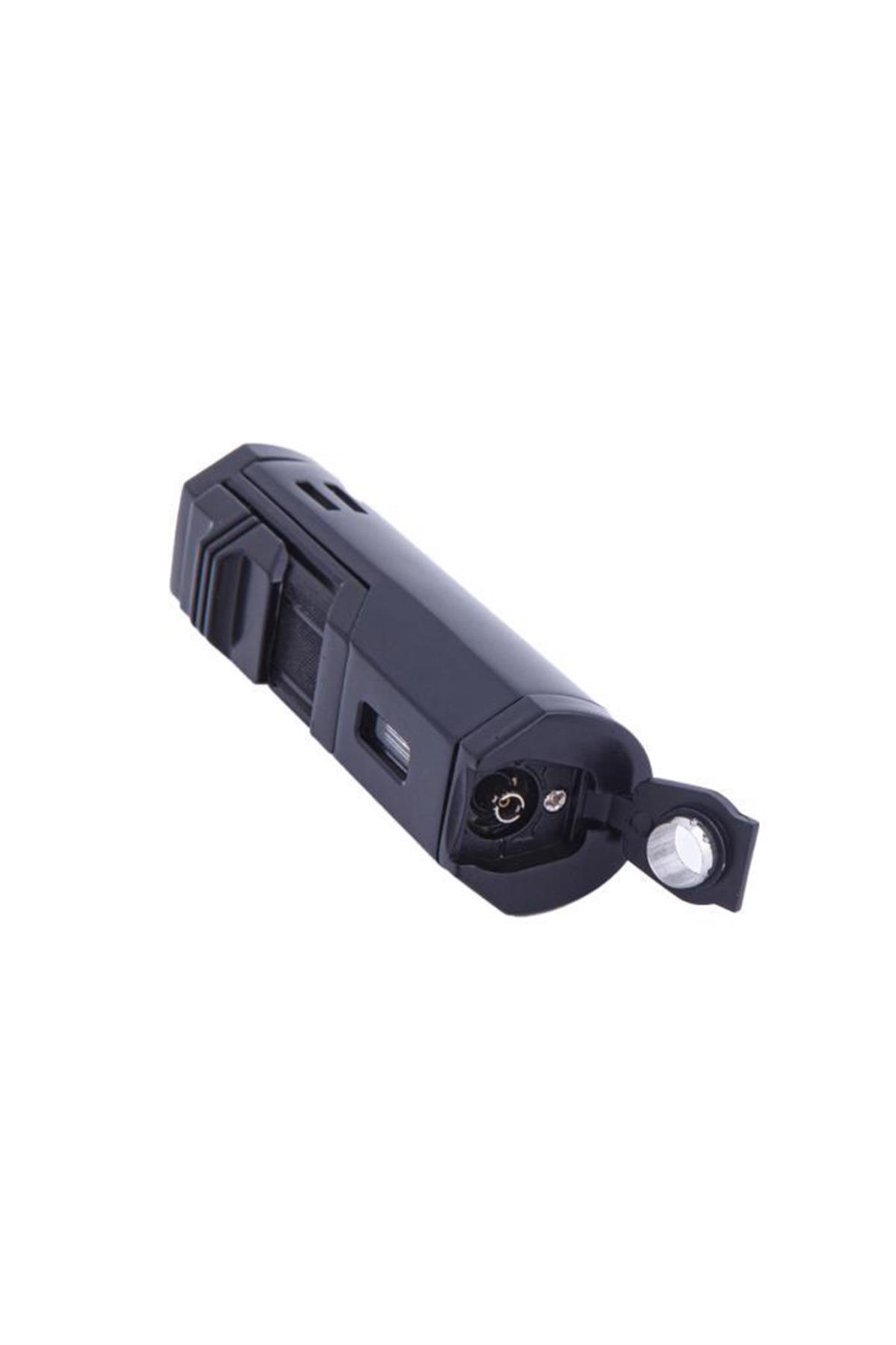 TR5838,Parmida 3 Torch Siyah Puro Çakmağı