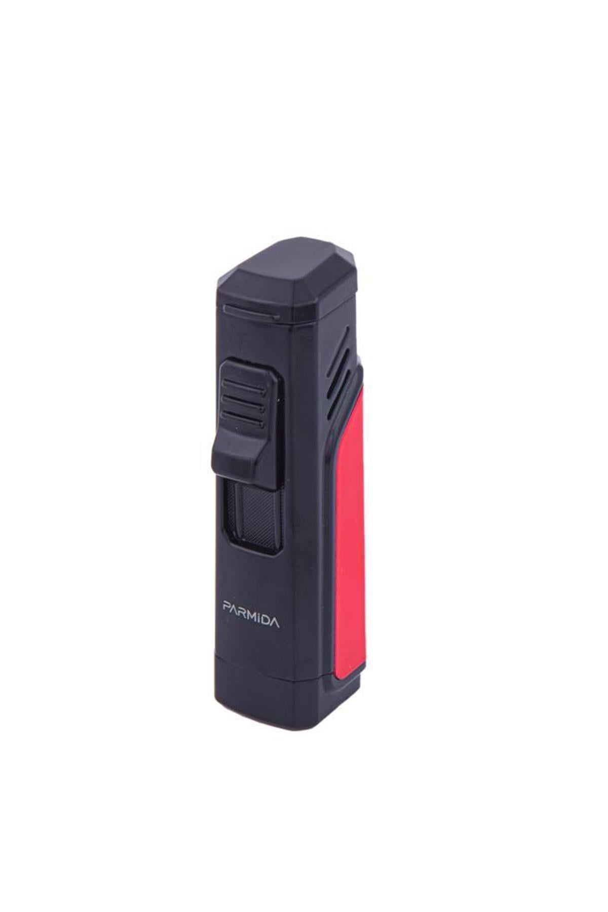 TR5895,Parmida 3 Torch Kırmızı Puro Çakmağı