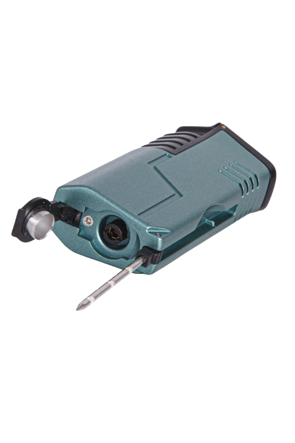TR7863,Parmida 3 Torch Pürmüz Gunmetal-Siyah Metal Puro Çakmağı
