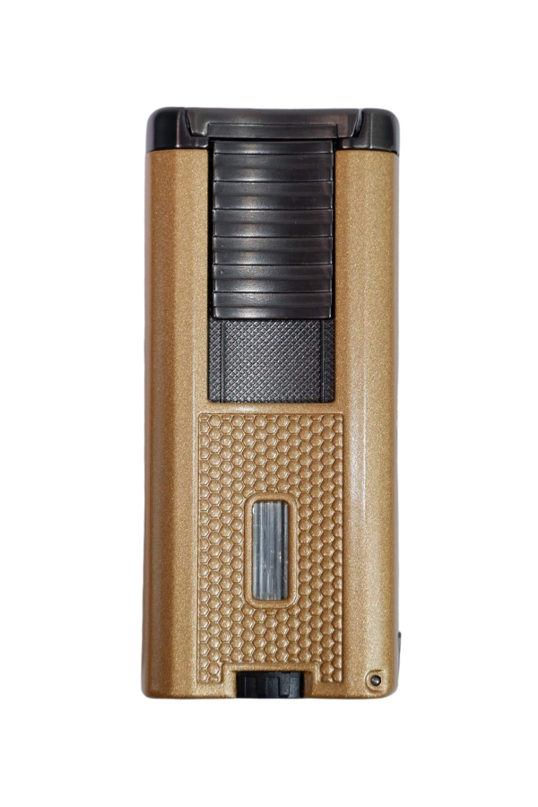 TR9036,Parmida 3 Torch Pürmüz Gold Puro Çakmağı