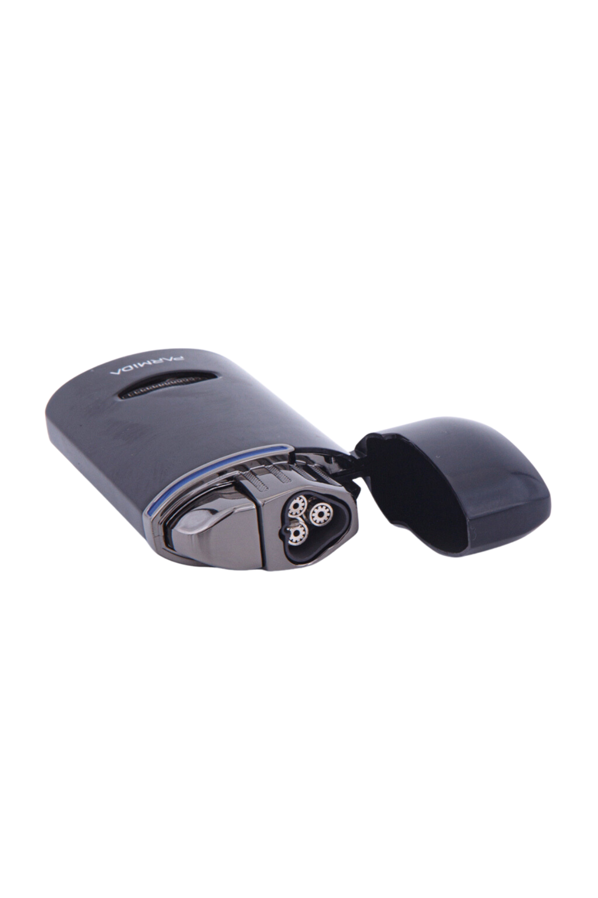 TR5858,Parmida 3 Torch Siyah Puro Çakmağı