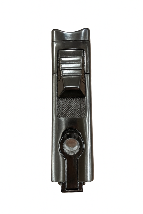 TR9023,Parmida Gunmetal 3 Torch Pürmüz Metal Puro Çakmağı