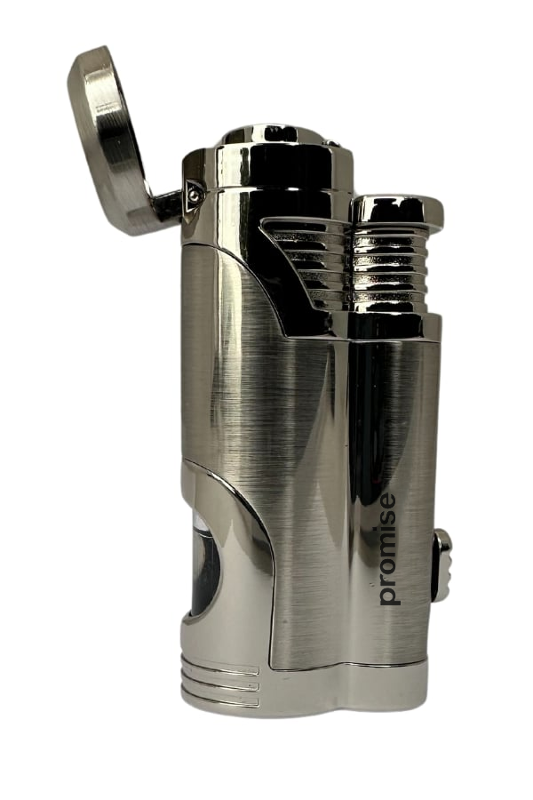TR7668,Promise 3 Torch Pürmüz Gunmetal Puro Çakmağı