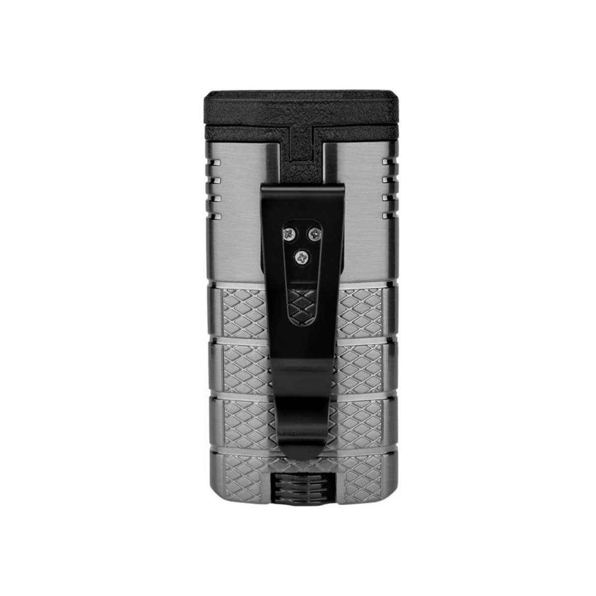 TR2807,Xikar Tactical Triple Lighter Gunmetal Siyah Puro Çakmağı