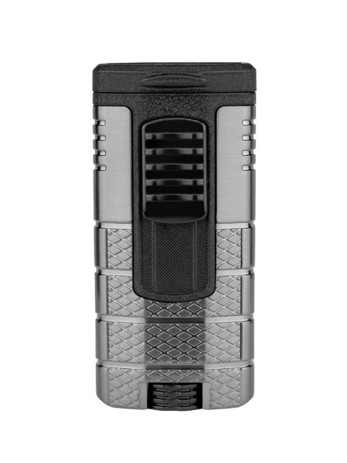 TR2807,Xikar Tactical Triple Lighter Gunmetal Siyah Puro Çakmağı