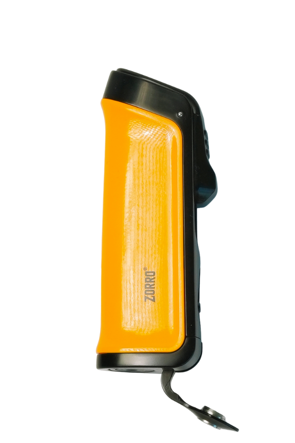 TRM1009,Zorro 3 Torch Pürmüz Sarı Metal Puro Çakmağı