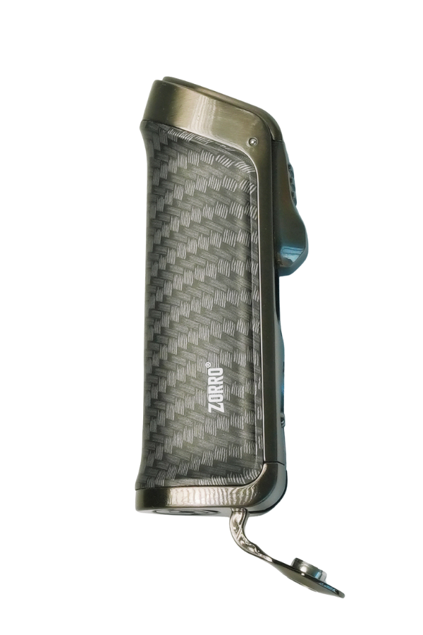 TRM1011,Zorro 3 Torch Pürmüz Gunmetal-Karbon Metal Puro Çakmağı