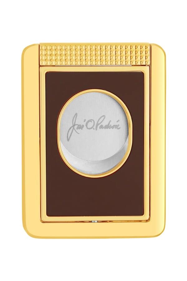 ST-PDR-002,S.T. Dupont Padron Kahverengi Çakmak Kesici Küllük Üçlü Puro Seti