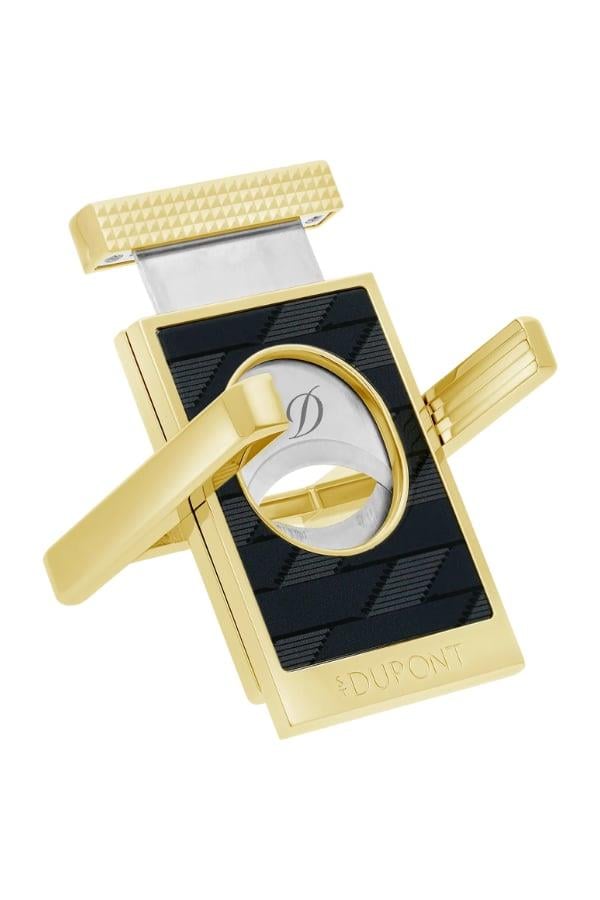 ST-LAQ-001,S.T. Dupont Lacquered Biggy Çakmak Kesici Küllük Üçlü Puro Seti