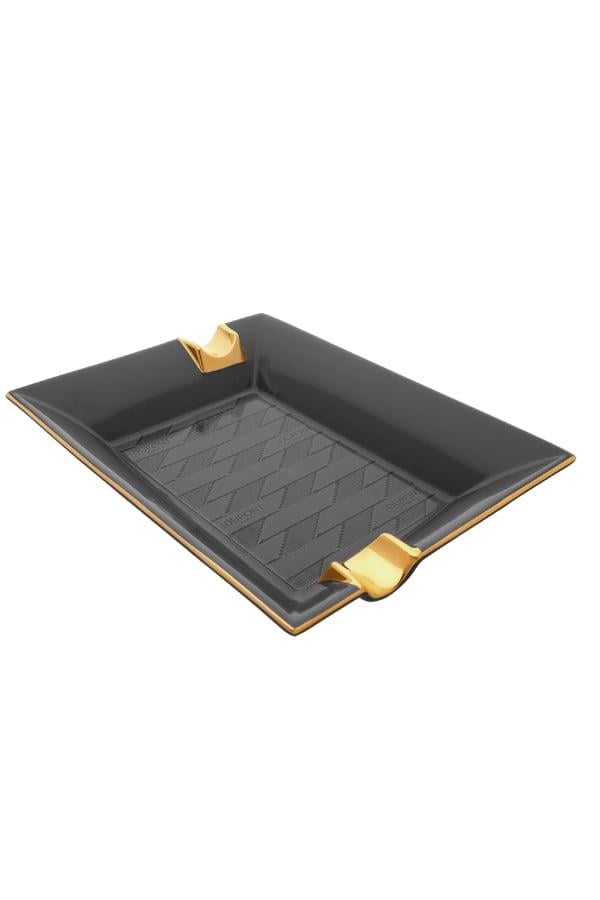ST-LAQ-001,S.T. Dupont Lacquered Biggy Çakmak Kesici Küllük Üçlü Puro Seti