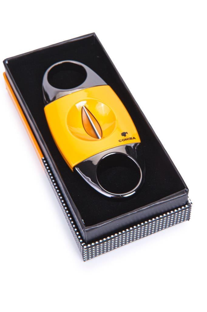TR6829,Cohiba Sarı-Gunmetal V Puro Makası Kesici