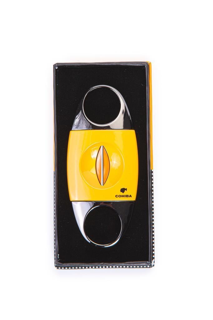 TR6829,Cohiba Sarı-Gunmetal V Puro Makası Kesici