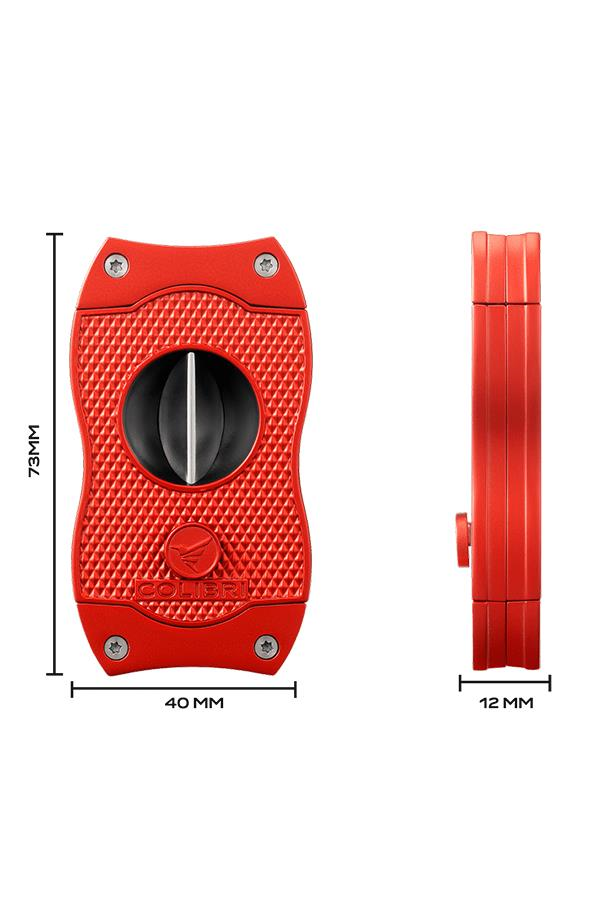 TR6780,Colibri V-Cut Diamond Kırmızı Puro Makası Kesici