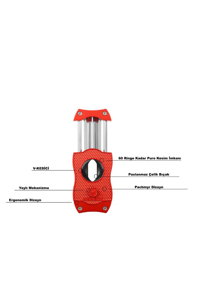 TR6423,Colibri V-Cut Diamond Krom-Siyah Puro Kesici