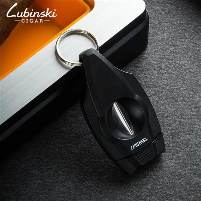 LB-369,Lubinski Anahtarlık V-Cut Puro Kesici Lazer Bıçak Plastik-Siyah(56Ring)