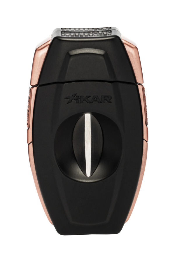 TR8185,Xikar Flip Dual Siyah-Bronz Puro Makası Kesici