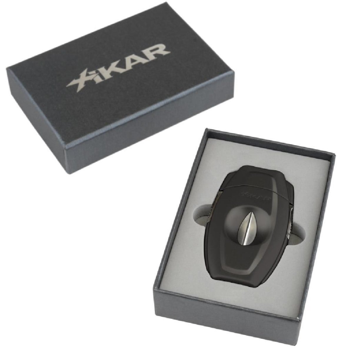 TR1013,Xikar VX2 V-Cut Siyah Puro Makası Kesici