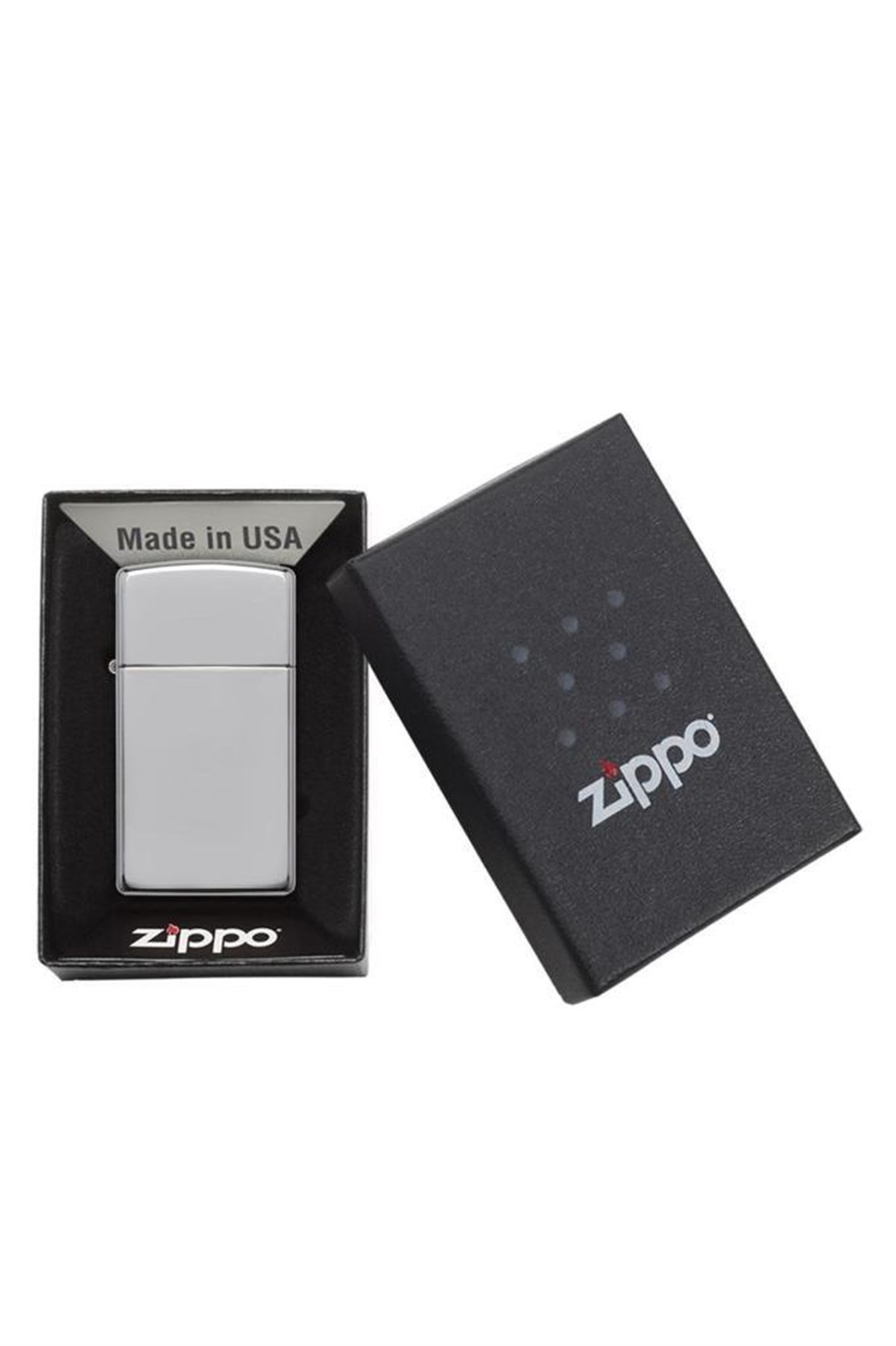 TR4354,Zippo Çakmak 1610 SLIM HI POL CHROME