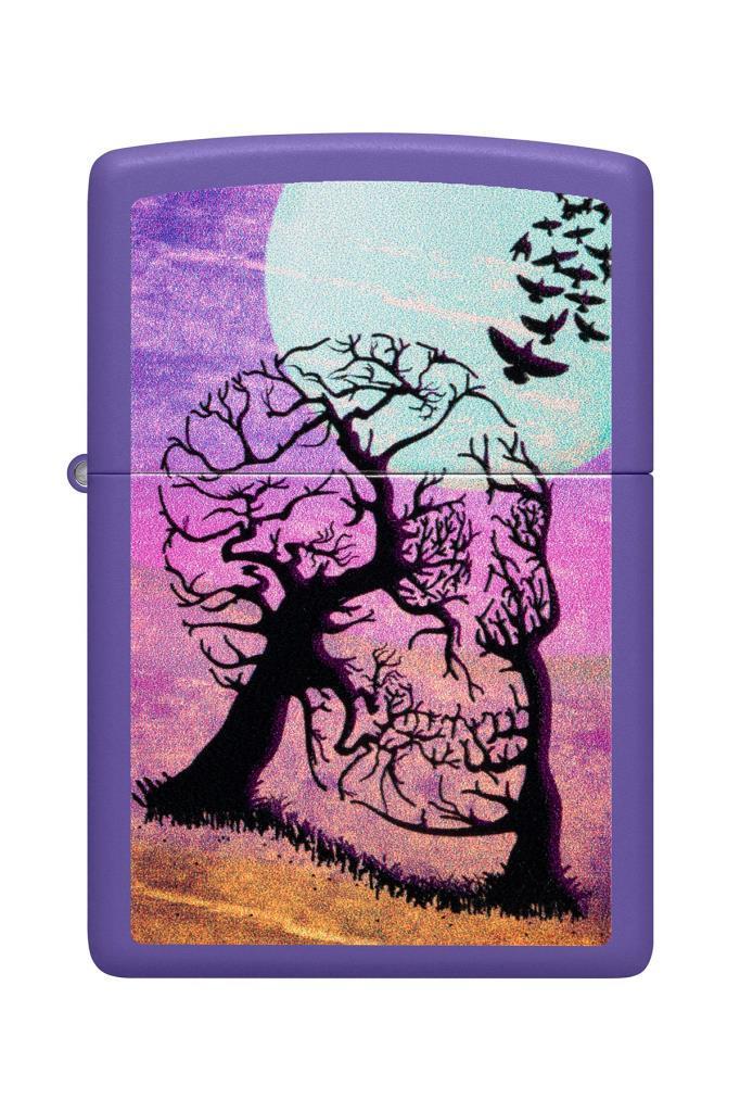 TR6621,Zippo Çakmak 48638-106747 237 Skull Tree Design