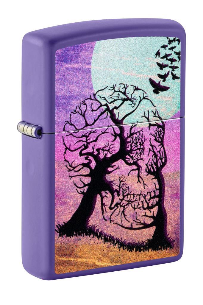 TR6621,Zippo Çakmak 48638-106747 237 Skull Tree Design