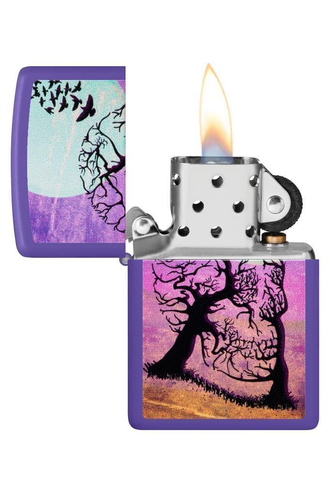 TR6621,Zippo Çakmak 48638-106747 237 Skull Tree Design