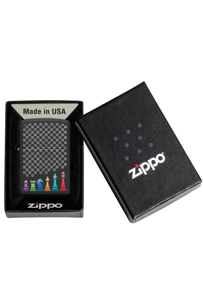 TR6622,Zippo Çakmak 48662-106758 218C Chess Pieces Design