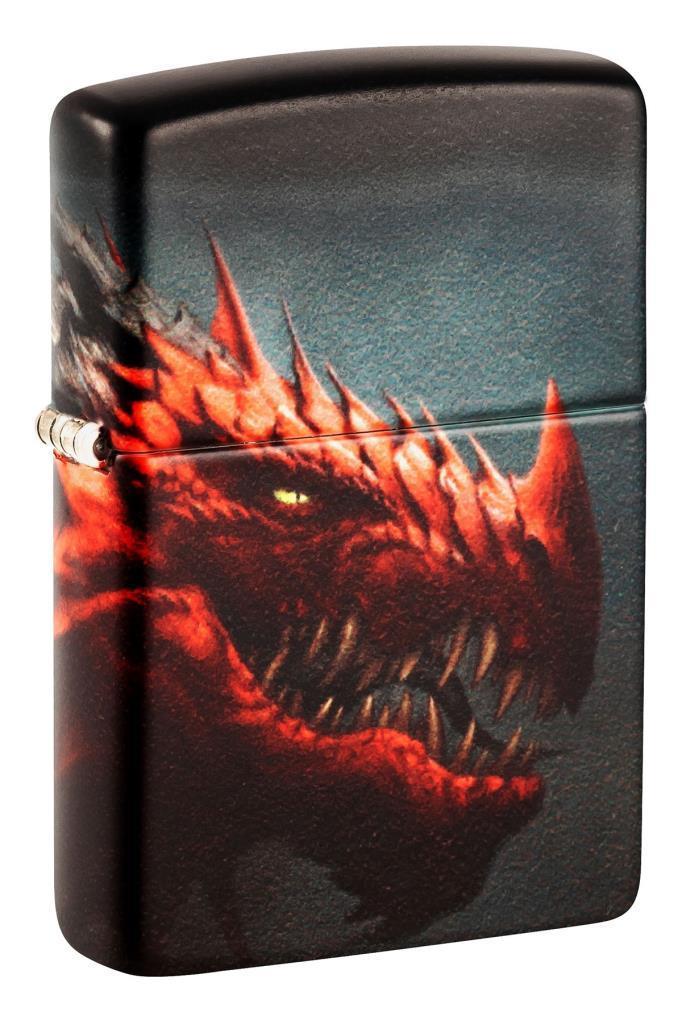 TR6638,Zippo Çakmak 48777-109102 49352 Red Dragon Design
