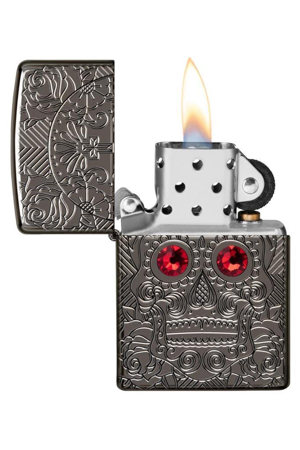 TR5804,Zippo Çakmak 49300-083349 Crystal Skull Design
