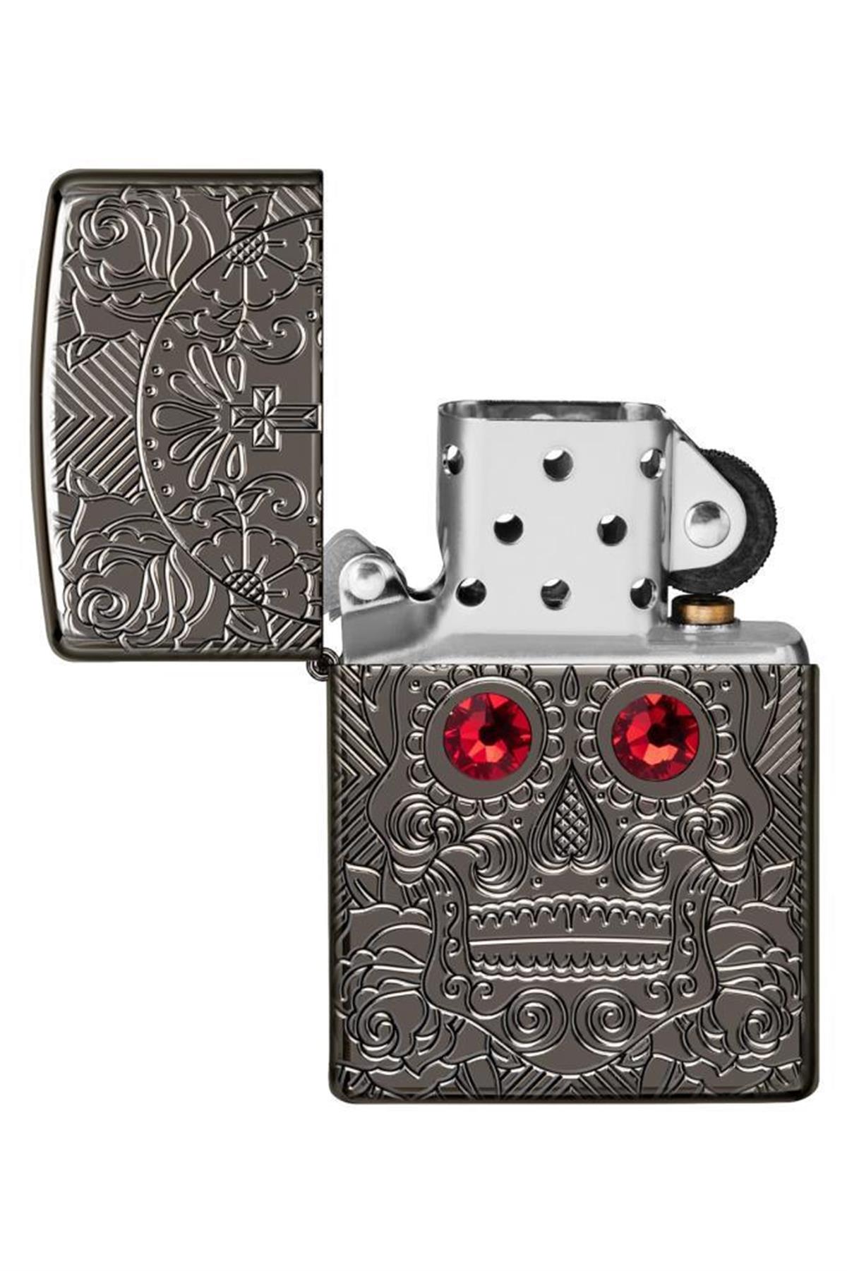 TR5804,Zippo Çakmak 49300-083349 Crystal Skull Design
