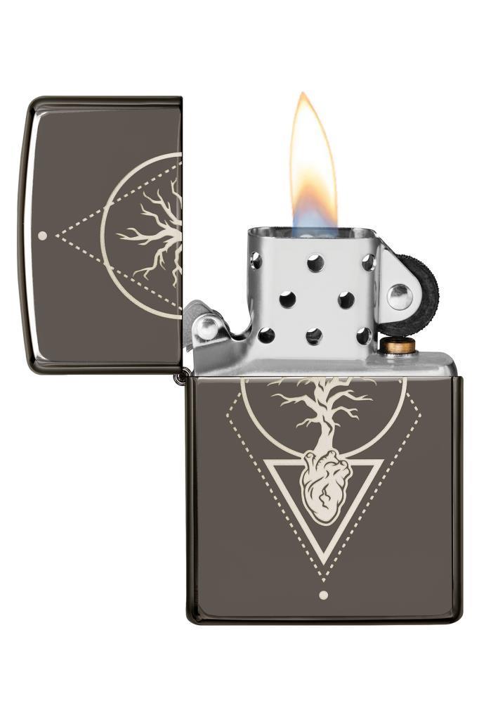 TR6629,Zippo Çakmak 49687-090926 150 Heart Of Tree Design